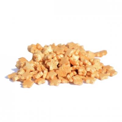 Etoiles cuivr&eacute;es en sucre en pot 55g