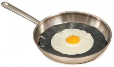 Feuille de cuisson pour po&ecirc;le &Oslash;26 cm Noir Nostik
