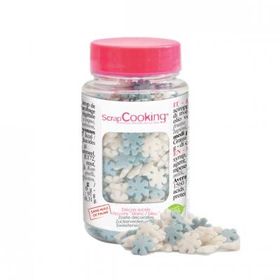 Flocons nacr&eacute;s en sucre en pot 50g