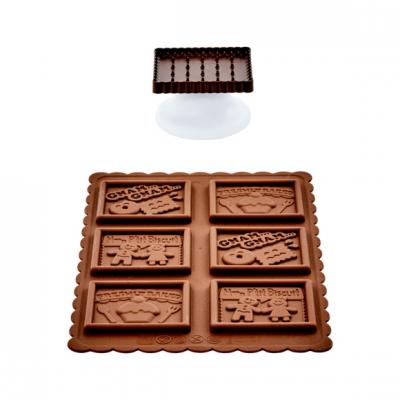 Silikomart 22.164.77.0165 CKC04 Kit de cookie choc, Blanc