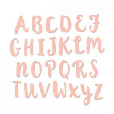 Matrice de d&eacute;coupe pour Sizzix - Alphabet majuscule - Sizzix