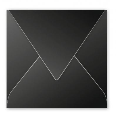 Paquet de 20 enveloppes Pollen 165x165mm Noir 120g