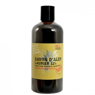 Tad&eacute; Savon d'Alep Liquide 12% Laurier - 1 l - Flacon 1 Litre