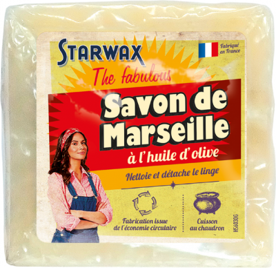 Savon de Marseille &agrave; l'huile d'olive 300g Starwax fabulous
