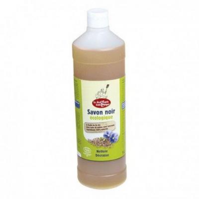 La Droguerie &Eacute;cologique Savon Noir Lin Bio 1 L - Lot de 3