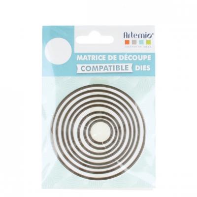 Matrice de d&eacute;coupe (die) cercles petit - art&eacute;mio