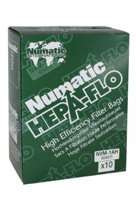 Stofzak hepa-flo 6 liter compact 10pieces nvm1ah - 604011 - Numatic