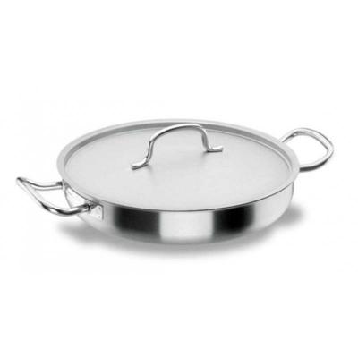Lacor Plat Rond avec Couvercle - Chef Classic - &oslash; 50 cm