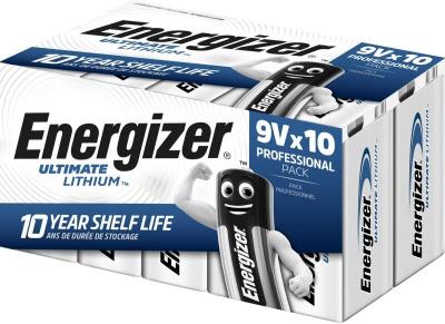 Pile bloc 9 V lithium Energizer 635255 9 V 10 pc(s) 