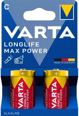 Blister de 2 piles LONGLIFE Max Power LR14 C 1,5V - VARTA - 4714110402