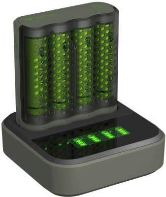 Gp Batteries 4xaa Nimh 2600mah Battery Charger Vert,Gris