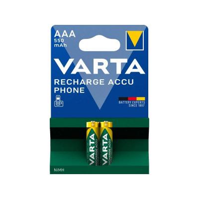 Varta 2 Piles Rechargeables AAA / HR03 550mAh Varta Accu Phone
