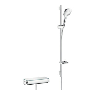 Combi Raindance Select E 120 0,90m/Ecostat Select blanc/chrom&eacute;