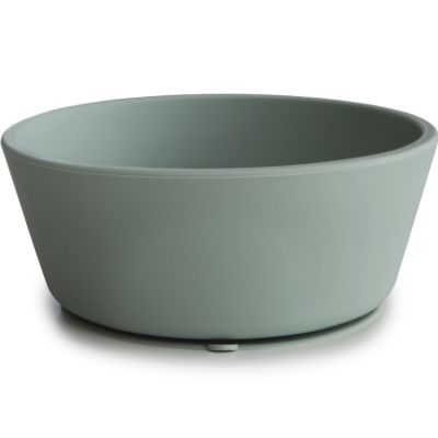 Mushie - Bol &agrave; ventouse en silicone - Cambridge blue