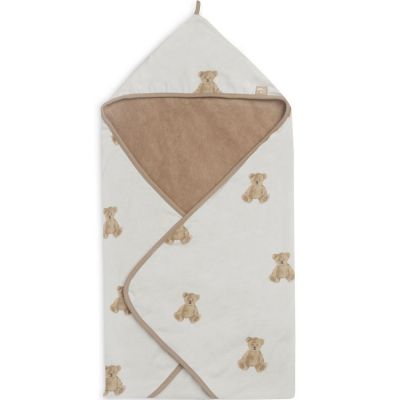 Cape de bain b&eacute;b&eacute; 75x75 cm Jersey Teddy Bear - Jollein