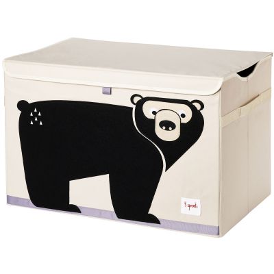 Coffre &agrave; jouets caisse de rangement Ours