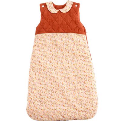 Gigoteuse en mousseline de coton bio terracotta Esm&eacute;e TOG 3 (0-6 mois)