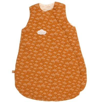 Gigoteuse b&eacute;b&eacute; hiver crois&eacute;e en double gaze de coton