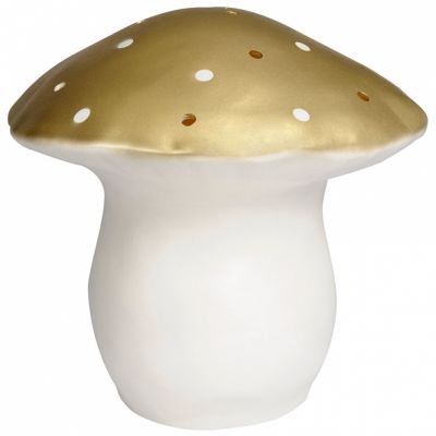 Heico - Egmont Toys Veilleuse Forme Champignon Dor&eacute; Grand