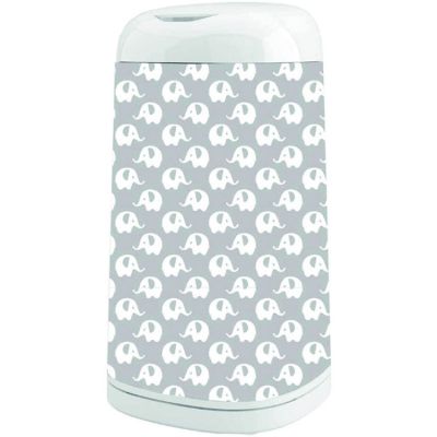 Housse pour poubelle &agrave; couches Dress Up El&eacute;phant Gris Angelcare