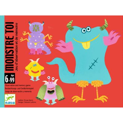 Jeu d'observation et de m&eacute;moire Monstre toi