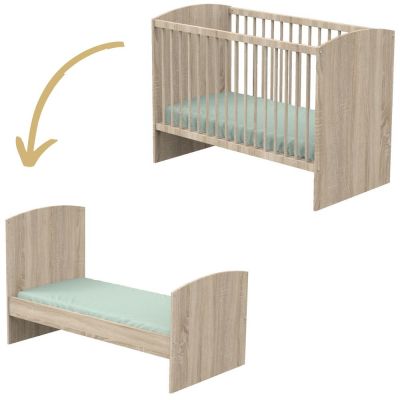 Access Little Big Bed Bois 70 X 140 Cm De Sauthon Baby's Sweet Home