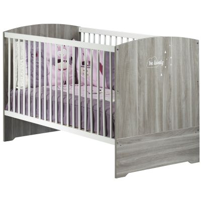 Babyprice lit b&eacute;b&eacute; &eacute;volutif little big bed smile chene silex 
