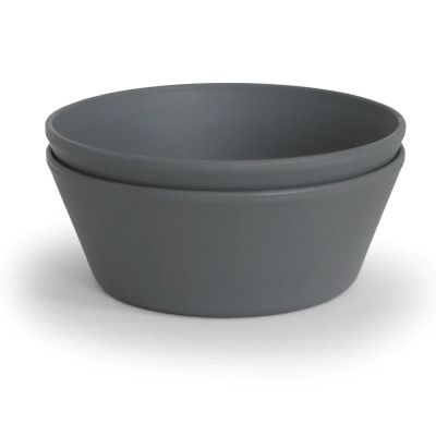 Mushie - Set de 2 bols ronds - Smoke