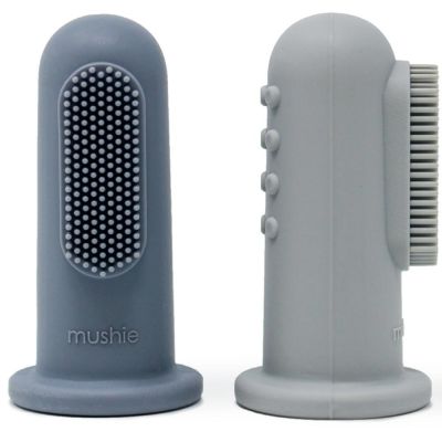 Lot de 2 brosses &agrave; dent &agrave; doigt Tradewinds/Stone