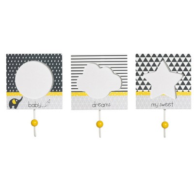 SAUTHON BABY DECO - Set de 3 pat&egrave;res Babyfan