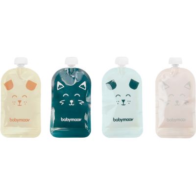 Lot De 20 Gourdes R&eacute;utilisables Isy - Babymoov