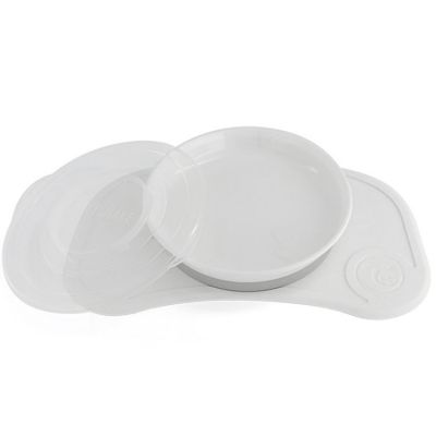 Twistshake Click-Mat Mini blanc + jeu d'assiettes