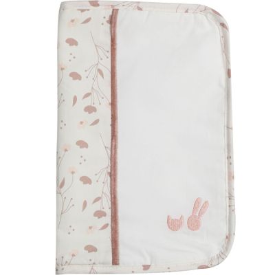 Protege carnet de sante rose et lili