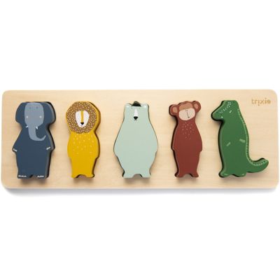 Puzzle de formes en bois trixie 36-157