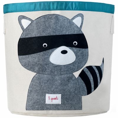 Sac &agrave; jouet cylindrique mes animaux pr&eacute;f&eacute;r&eacute;s raton laveur EYBY076-RC