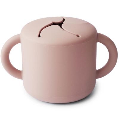 Mushie Tasse Snack Silicone Blush 12 Mois 1ut