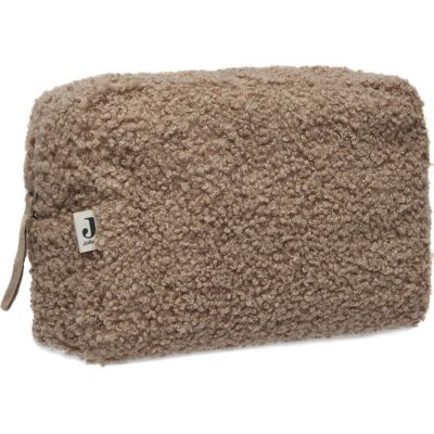 Trousse de toilette en bouclettes biscuit - TU