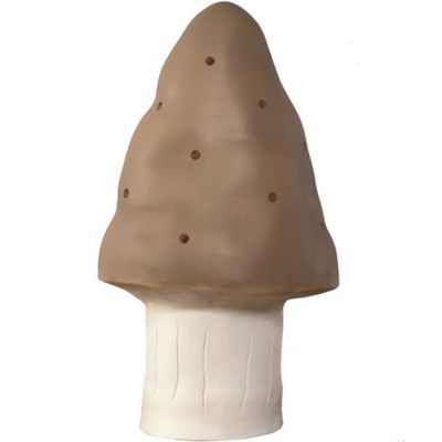 Veilleuse champignon chocolat (28 x 15 cm)