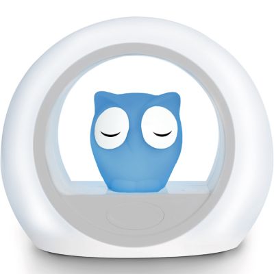 Zazu Veilleuse hibou LOU capteur sonore bleu