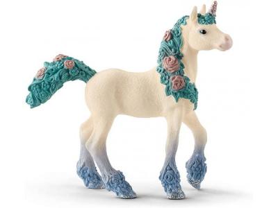 Schleich - licorne aux fleurs, poulain - 70591 70591