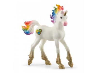 Schleich 70727 Licorne Arc-en-Ciel, Poulain (bayala) Multicolore