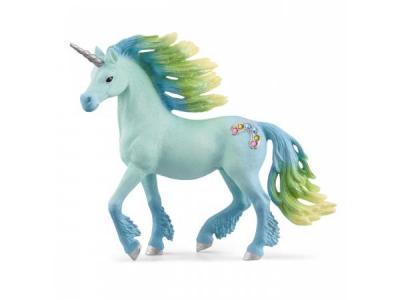 Schleich 70722 Licorne Barbe &agrave; Papa, &eacute;talon (bayala) Multicolore