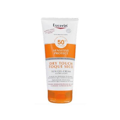 Solaire Protection gel-cr&egrave;me anti-huile toucher sec SPF50+ 200 ml
