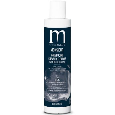 Shampooing cheveux et barbe Monsieur Patrice Mulato 200ML