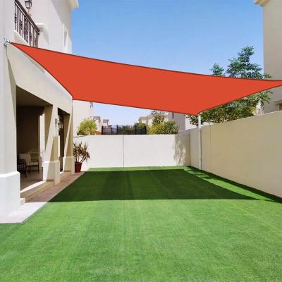 Voile d'ombrage 5 x 4 m imperm&eacute;able 220g/m&sup2; Haute densit&eacute; - Tissu d&eacute;perlant - Terracotta &eacute;pic&eacute;