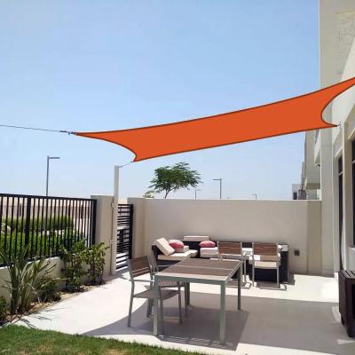 Voile d'ombrage 4 x 4 m imperm&eacute;able 220g/m&sup2; Haute densit&eacute; - Tissu d&eacute;perlant - Terracotta &eacute;pic&eacute;