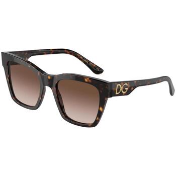 Lunettes de soleil Dolce & gabbana Dg4384 col. 502/13 Femme Carr&eacute; Havana
