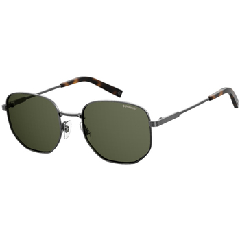 Lunettes de soleil Polaroid Pld 2081/s/x col. kj1/uc Hommes Carr&eacute; Gris