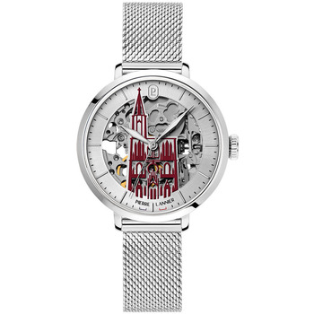 Montre Pierre Lannier Montre Femme CATHEDRALE Argent&eacute; Acier milanais Argent&eacute;