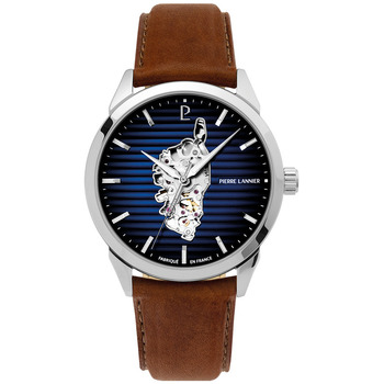 Montre Homme Pierre Lannier Monarck - 316F124 Bracelet Cuir Brun